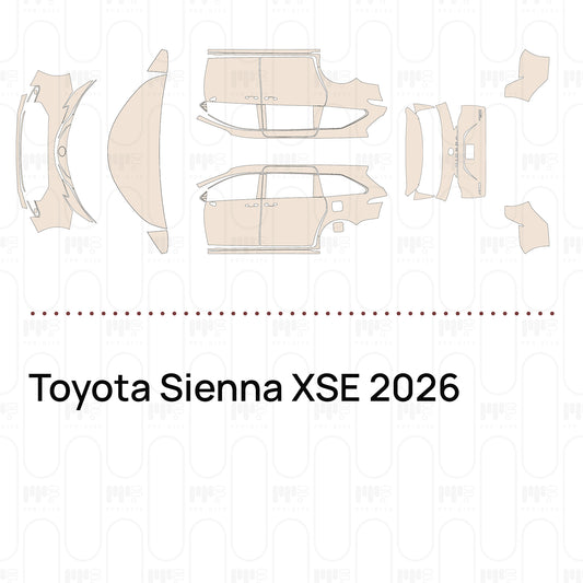 Voorgesneden PPF Toyota Sienna XSE 2026