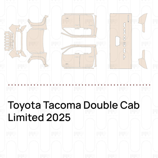 Voorgesneden PPF Toyota Tacoma Double Cab Limited 2025