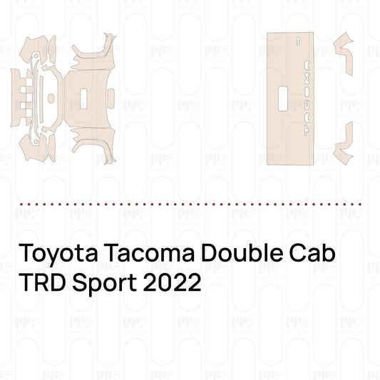 Voorgesneden PPF Toyota Tacoma Double Cab TRD Sport 2022
