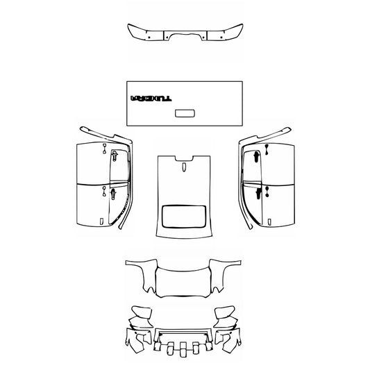Pre-Cut PPF Toyota Tundra CrewMax 1794 Edition 2017 - PPF-Kits