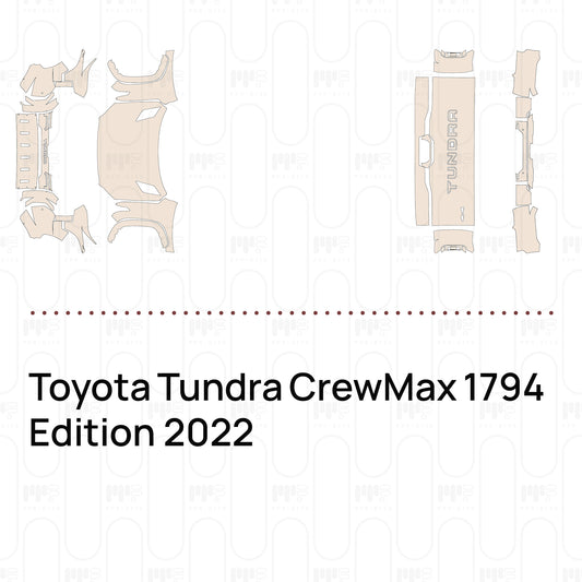 Voorgesneden PPF Toyota Tundra CrewMax 1794 Edition 2022