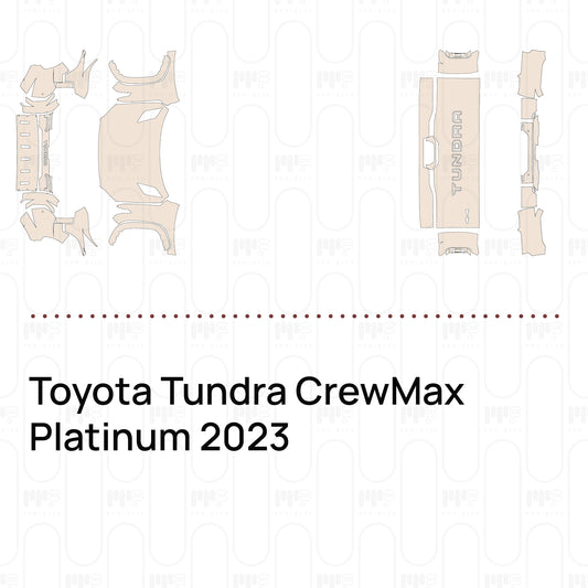 Voorgesneden PPF Toyota Tundra CrewMax Platinum 2023