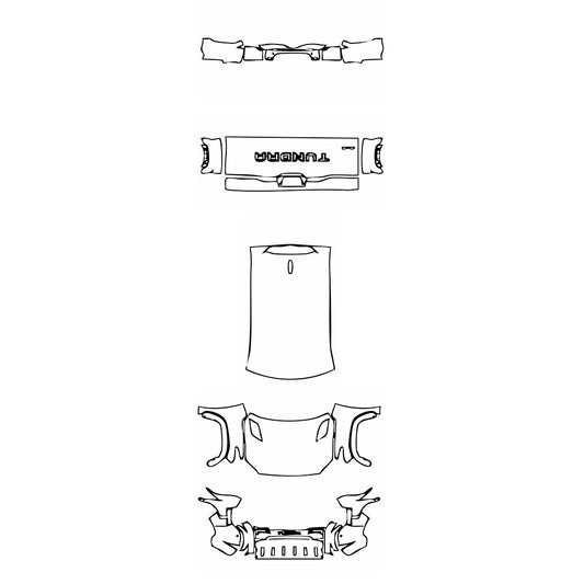 Pre-Cut PPF Toyota Tundra CrewMax Platinum 2024 - PPF-Kits