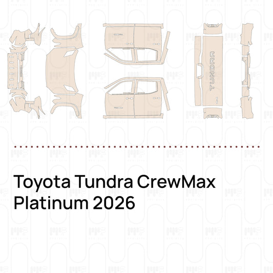 Voorgesneden PPF Toyota Tundra CrewMax Platinum 2026