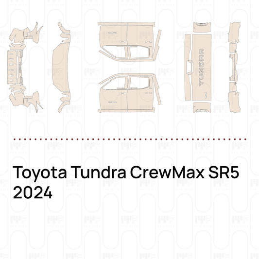 Voorgesneden PPF Toyota Tundra CrewMax SR5 2024