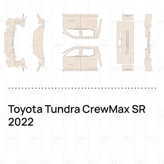 Voorgesneden PPF Toyota Tundra CrewMax SR 2022