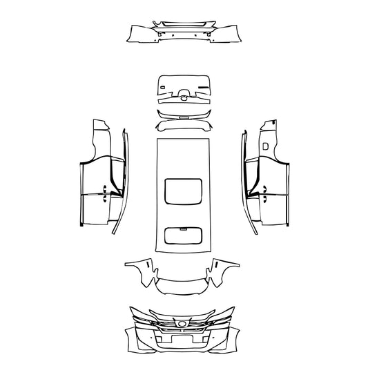 Pre-Cut PPF Toyota Vellfire 2021 - PPF-Kits