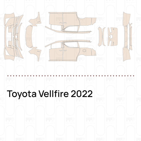 Voorgesneden PPF Toyota Vellfire 2022