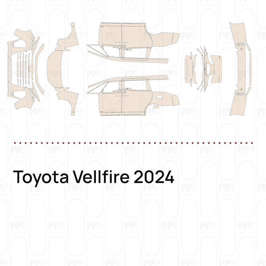 Voorgesneden PPF Toyota Vellfire 2024