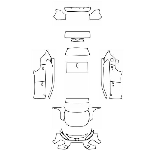 Pre-Cut PPF Toyota Wildlander 2024 - PPF-Kits