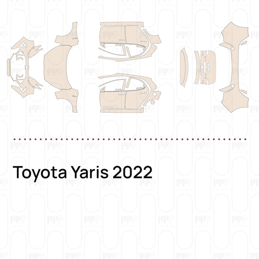 Voorgesneden PPF Toyota Yaris 2022