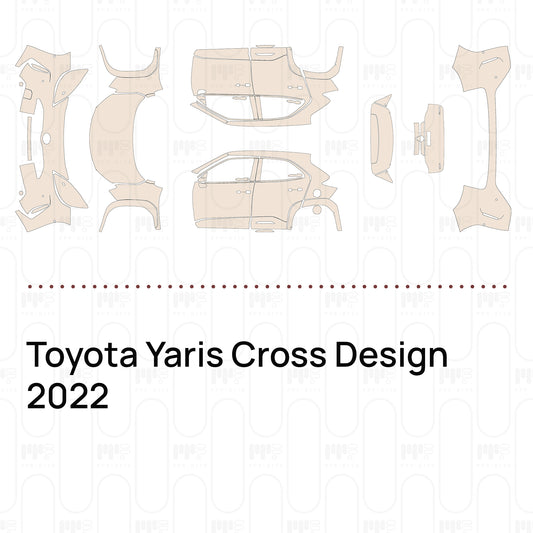 Voorgesneden PPF Toyota Yaris Cross Design 2022