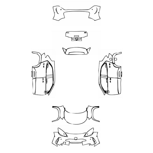 Pre-Cut PPF Toyota Yaris Cross GR SPORT 2021 - PPF-Kits