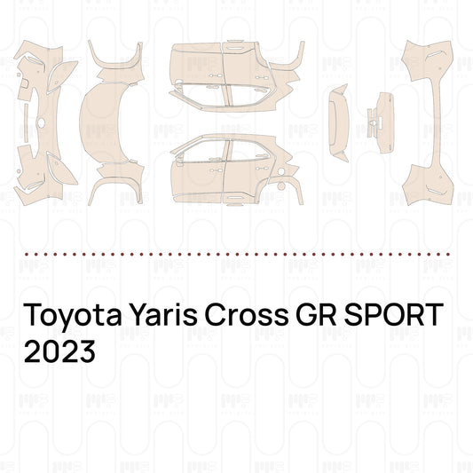 Voorgesneden PPF Toyota Yaris Cross GR SPORT 2023