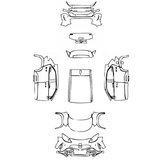 Pre-Cut PPF Toyota Yaris Cross Premiere 2022 - PPF-Kits