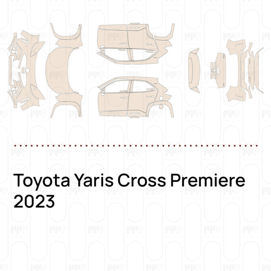 Voorgesneden PPF Toyota Yaris Cross Premiere 2023