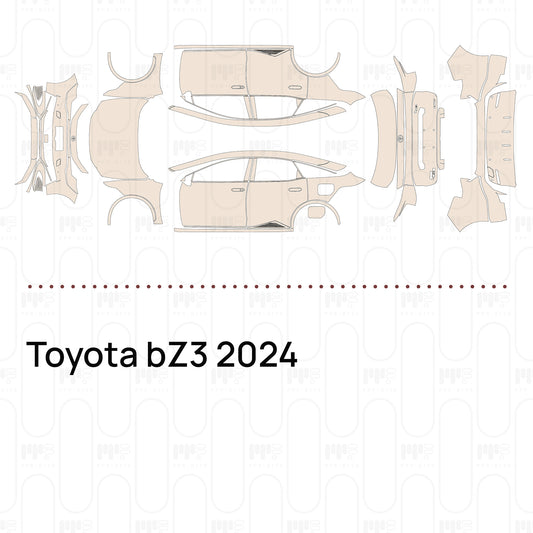 Voorgesneden PPF Toyota bZ3 2024