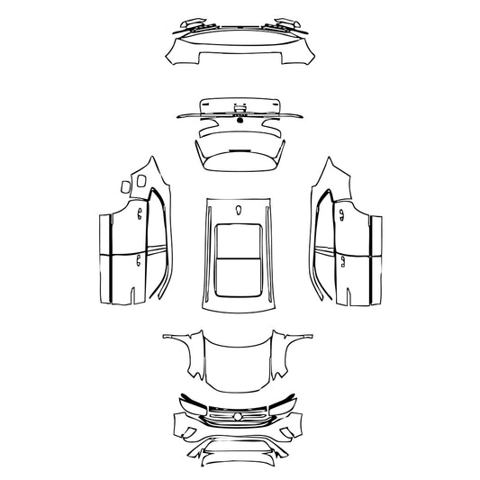Pre-Cut PPF Volkswagen Atlas Cross Sport (US) SEL 2023 - PPF-Kits