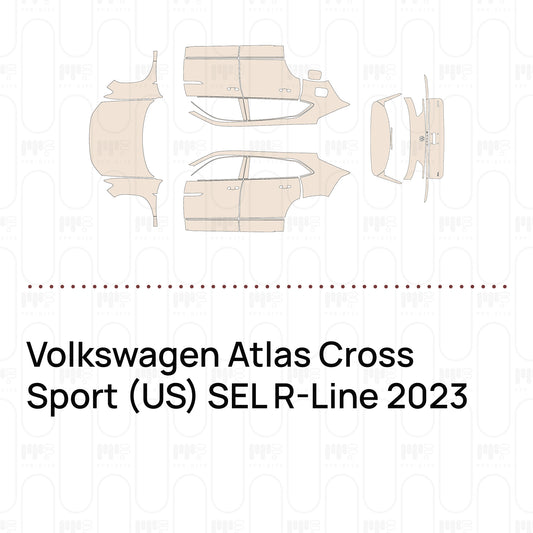 Voorgesneden PPF Volkswagen Atlas Cross Sport (US) SEL R-Line 2023