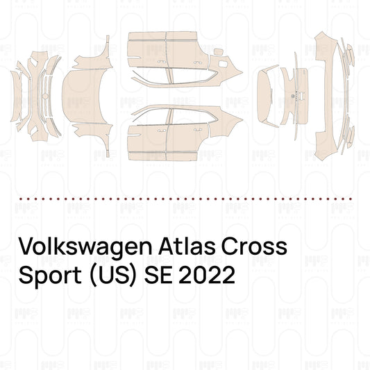 Voorgesneden PPF Volkswagen Atlas Cross Sport (US) SE 2022