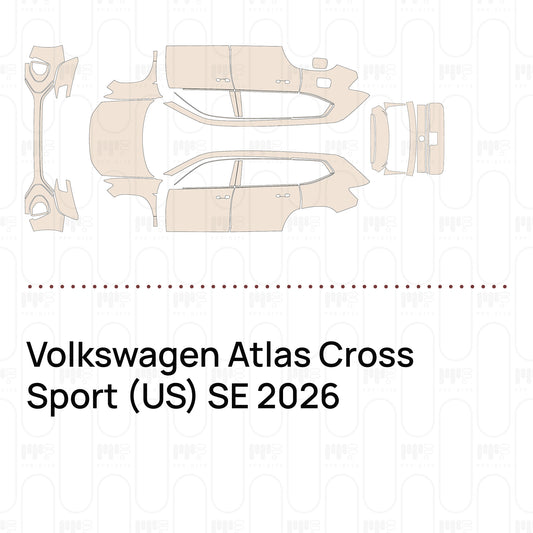 Voorgesneden PPF Volkswagen Atlas Cross Sport (US) SE 2026
