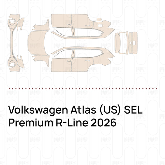 Voorgesneden PPF Volkswagen Atlas (US) SEL Premium R-Line 2026