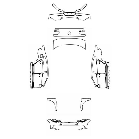 Pre-Cut PPF Volkswagen CC Sedan 2020 - PPF-Kits