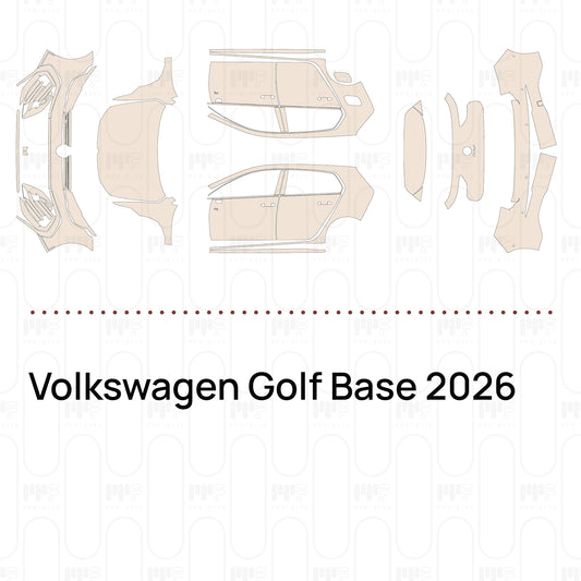Voorgesneden PPF Volkswagen Golf Base 2026