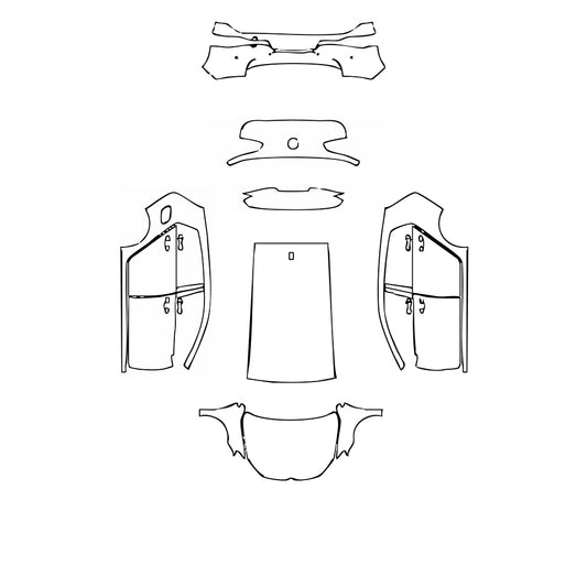 Pre-Cut PPF Volkswagen Golf Golf Base 2019 - PPF-Kits