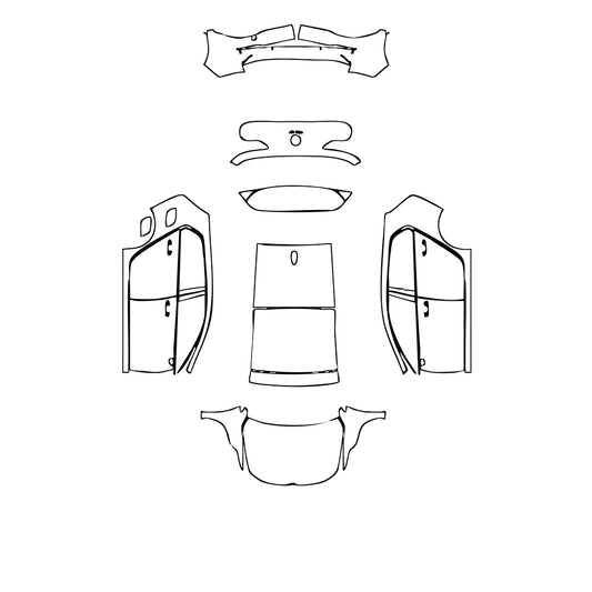 Pre-Cut PPF Volkswagen Golf Golf Base 2024 - PPF-Kits