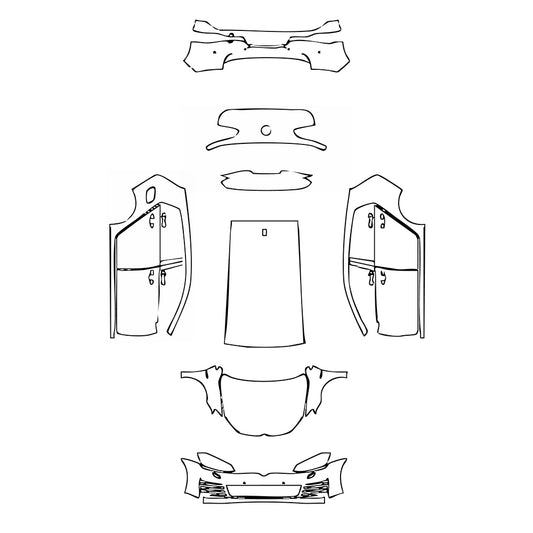 Pre-Cut PPF Volkswagen Golf Golf GTI 2018 - PPF-Kits