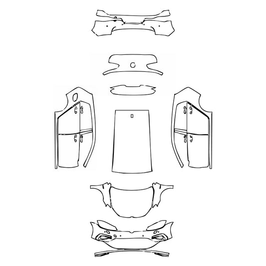 Pre-Cut PPF Volkswagen Golf Golf R-line 2019 - PPF-Kits