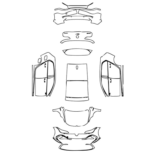 Pre-Cut PPF Volkswagen Golf Golf R-line 2023 - PPF-Kits