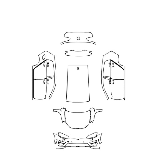 Pre-Cut PPF Volkswagen Golf Golf R 2016 - PPF-Kits