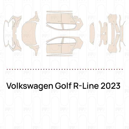 Voorgesneden PPF Volkswagen Golf R-Line 2023
