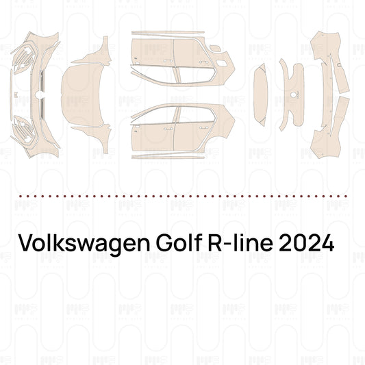 Voorgesneden PPF Volkswagen Golf R-line 2024