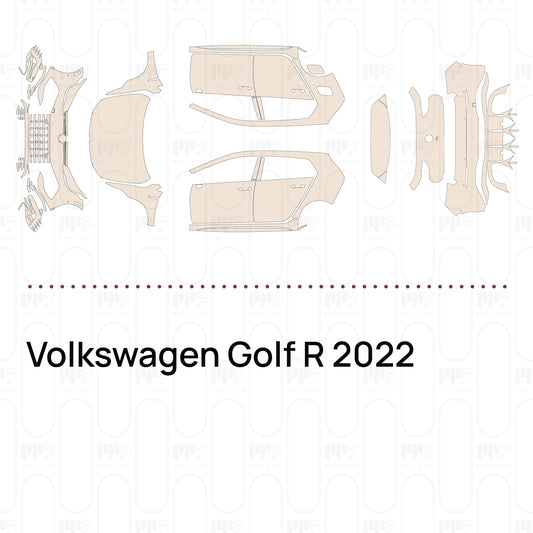 Voorgesneden PPF Volkswagen Golf R 2022