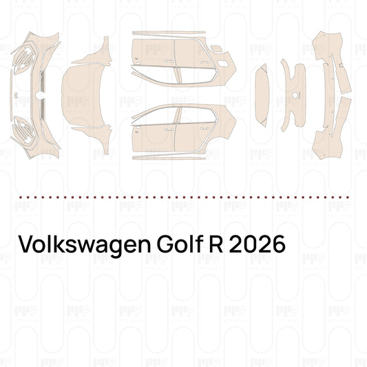 Voorgesneden PPF Volkswagen Golf R 2026