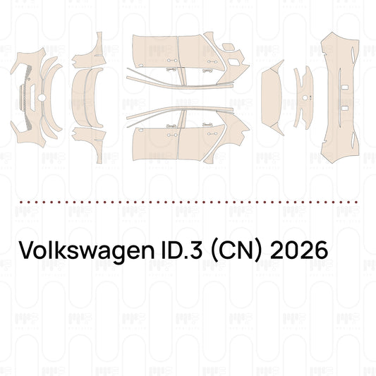 Voorgesneden PPF Volkswagen ID.3 (CN) 2026