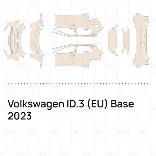 Voorgesneden PPF Volkswagen ID.3 (EU) Base 2023