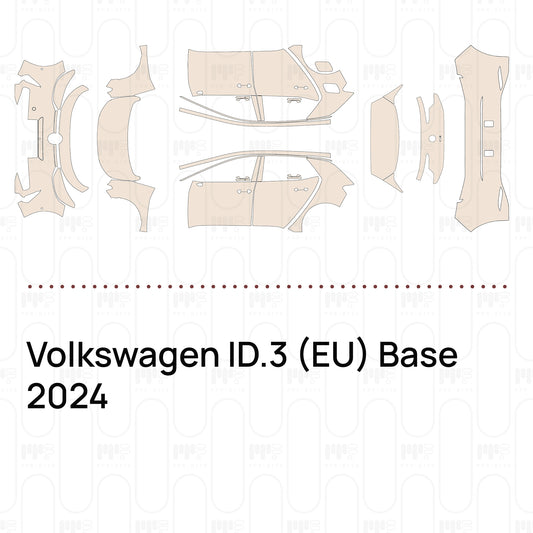 Voorgesneden PPF Volkswagen ID.3 (EU) Base 2024