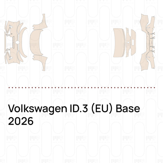 Voorgesneden PPF Volkswagen ID.3 (EU) Base 2026