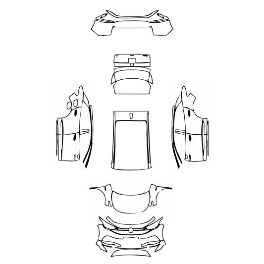 Pre-Cut PPF Volkswagen ID.4 (CN) X 2023 - PPF-Kits