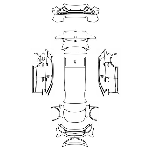 Pre-Cut PPF Volkswagen ID.6 Crozz 2023 - PPF-Kits