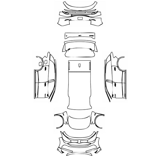 Pre-Cut PPF Volkswagen ID.6 X 2023 - PPF-Kits