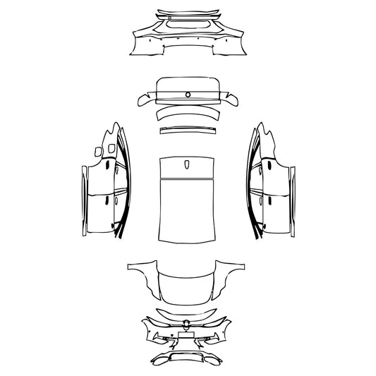 Pre-Cut PPF Volkswagen ID.7 Base 2024 - PPF-Kits
