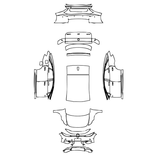 Pre-Cut PPF Volkswagen ID.7 VIZZION (CN) 2023 - PPF-Kits
