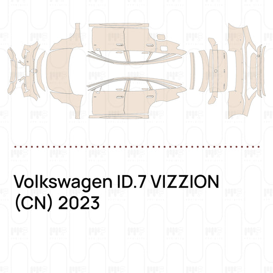Voorgesneden PPF Volkswagen ID.7 VIZZION (CN) 2023