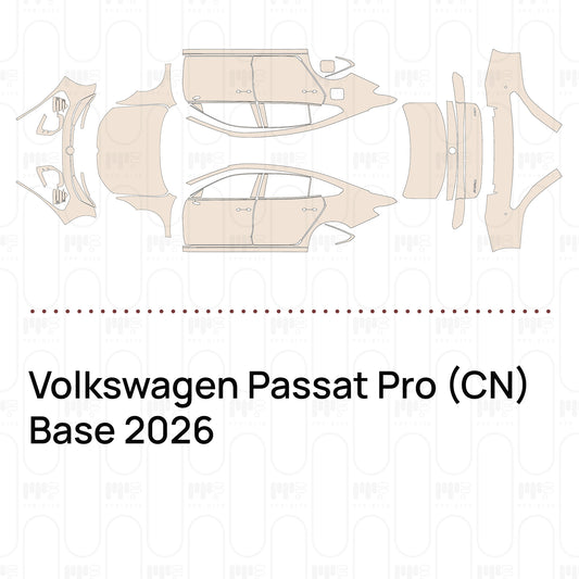 Voorgesneden PPF Volkswagen Passat Pro (CN) Base 2026