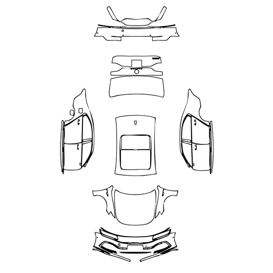 Pre-Cut PPF Volkswagen Phideon 2023 - PPF-Kits